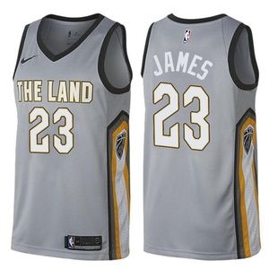 Lebron James Cleveland Cavs The Land Swingman Jersey NBA Basketball Retro King